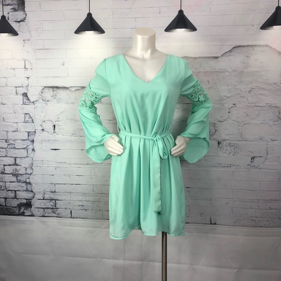 Anthropologie Dresses & Skirts - Anthropologie Francesca Dress Mint Bell Dress 1239